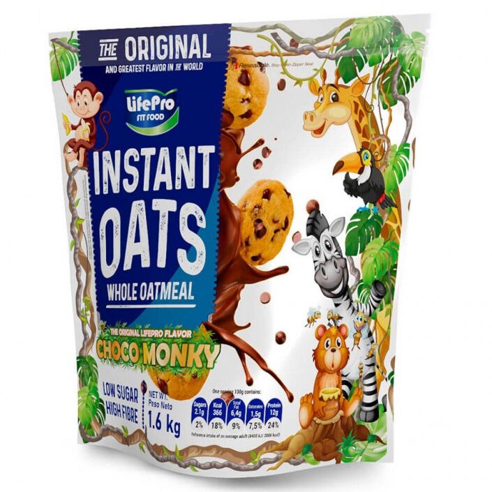 INSTANTS OATS CHOCO MONKEY 1,6 KG.