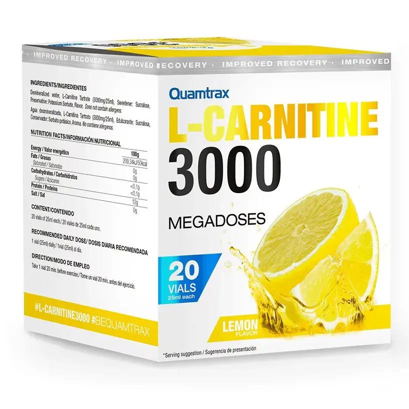 L-CARNITINA 3000 20 VIALES 25 ML.